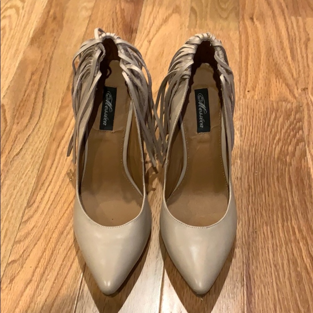 Woman’s high heel shoes